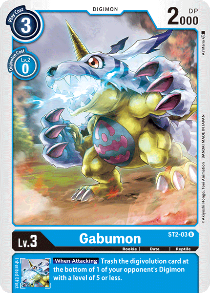 Gabumon [ST2-03] [Mazo de Inicio: Cocytus Azul]