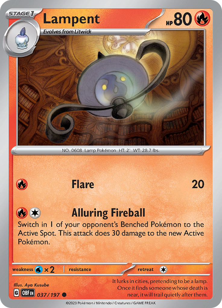 Lugulabre (037/197) [Écarlate et Violet : Flammes Obsidiennes]