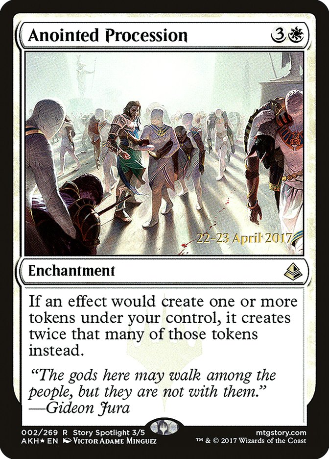 Procesión ungida [Promos de la Presentación de Amonkhet]