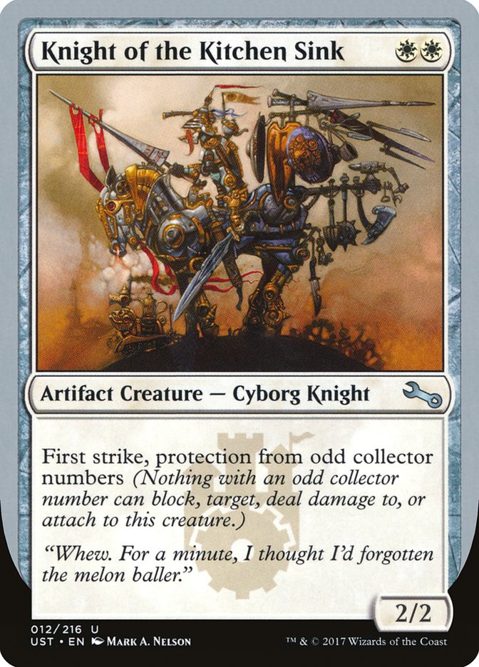 Chevalier de l'Évier ("protection contre les numéros de collection impairs") [Unstable]