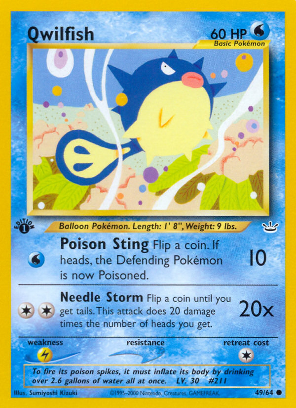 Qwilfish (49/64) [Neo Revelation 1re édition]