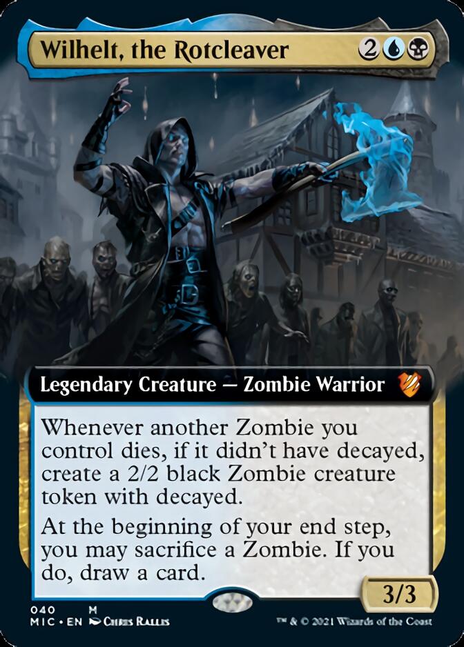 Wilhelt, le tranche-charogne (Extended Art) [Innistrad: Chasse de Minuit Commander]