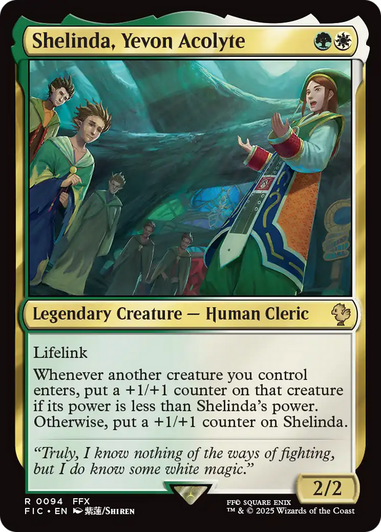 Shelinda, acolyte de Yevon [FINAL FANTASY Commander]