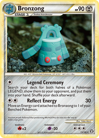 Bronzong (15/102) [Oro HeartGold & Plata SoulSilver: Triunfantes]