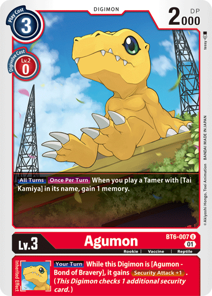 Agumon [BT6-007] [Doble Diamante]