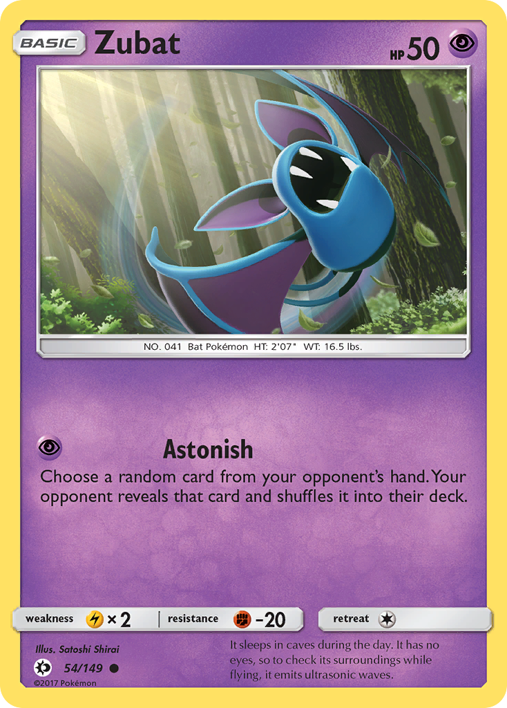 Zubat (54/149) [Soleil et Lune : Set de Base]
