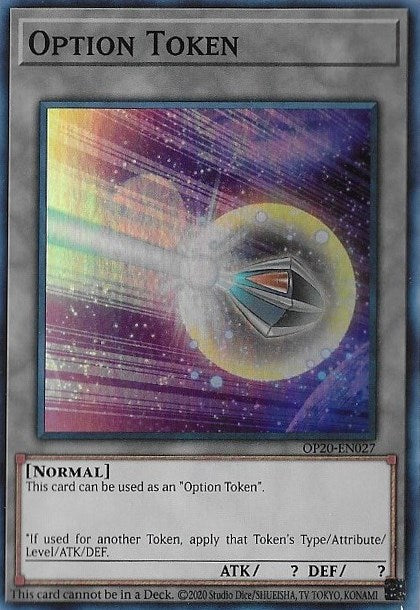 Ficha de opción [OP20-EN027] Super Rara