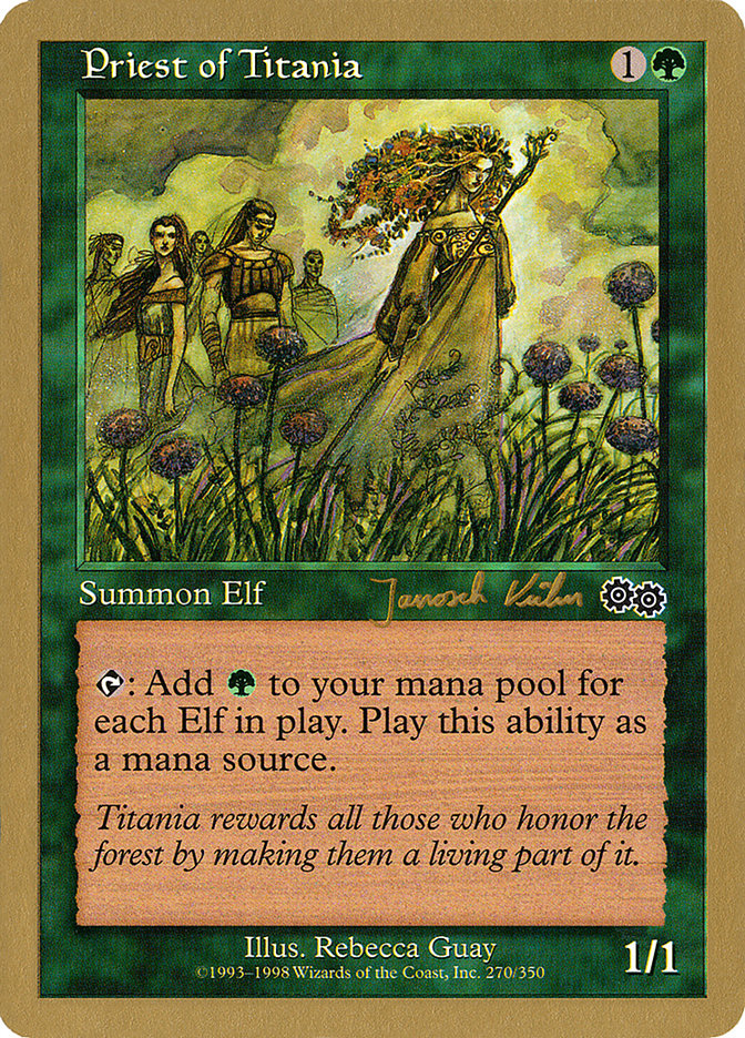Prêtre de Titania (Janosch Kuhn) [Decks des Championnats du Monde 2000]