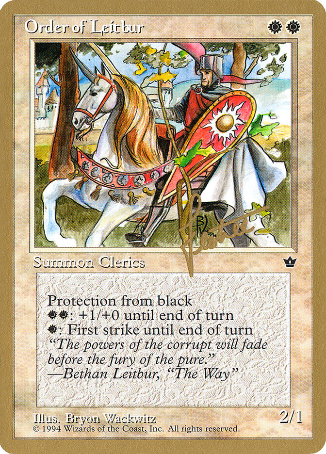 Ordre de Leitbur (Homme) (Bertrand Lestree) [Pro Tour Collector Set]