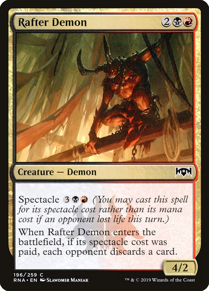 Démon des chevrons [Allégeance de Ravnica]
