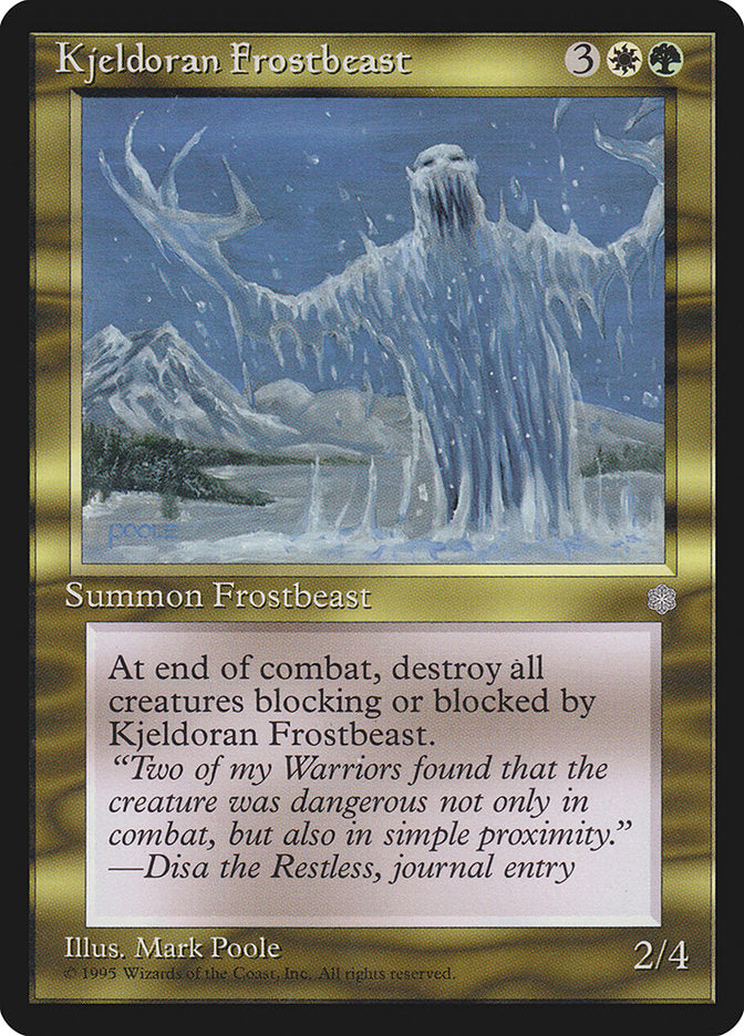 Bestia Gélida Kjeldorana [Ice Age]