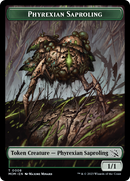 Guerrero // Saproling pirexiano Ficha de dos caras [March of the Machine Tokens]