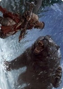 Carte artistique Mêlée de Blizzard [Série d'illustrations Kaldheim]