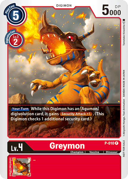 Greymon [P-010] [Cartas promocionales]