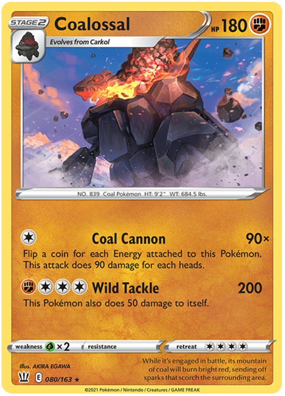 Coalossal (080/163) [Espada y Escudo: Estilos de Combate]