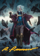 Urza, Planeswalker Carte artistique (Signature estampillée or) [The Brothers' War Art Series]