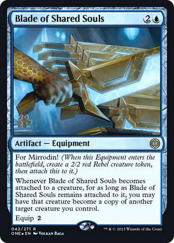 Hoja de almas compartidas [Phyrexia: All Will Be One Promos de preestreno]