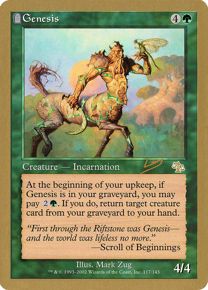 Genèse (Raphaël Lévy) [Decks des Championnats du Monde 2002]