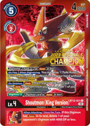 Shoutmon (King Version) [BT12-011] (Campeón de Regionales 2023) [Promocionales Across Time]