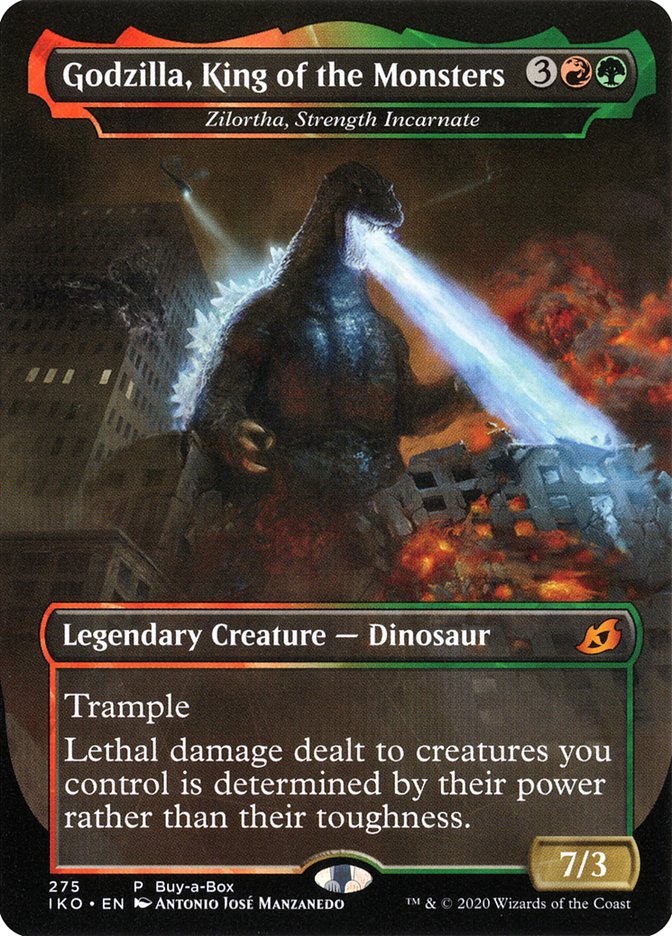 Zilortha, Incarnation de la force - Godzilla, Roi des Monstres (Pack d'avant-première) [Ikoria: La Terre des Béhémoths promos]