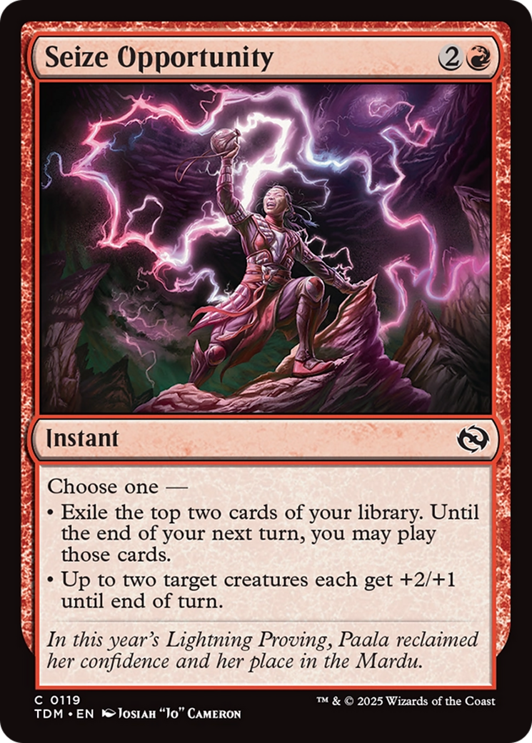 Saisir l'opportunité [Tarkir : Rafale draconique]
