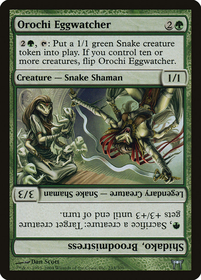 Surveillante d'œufs orochis // Shidako, maîtresse de la couvée [Champions de Kamigawa]