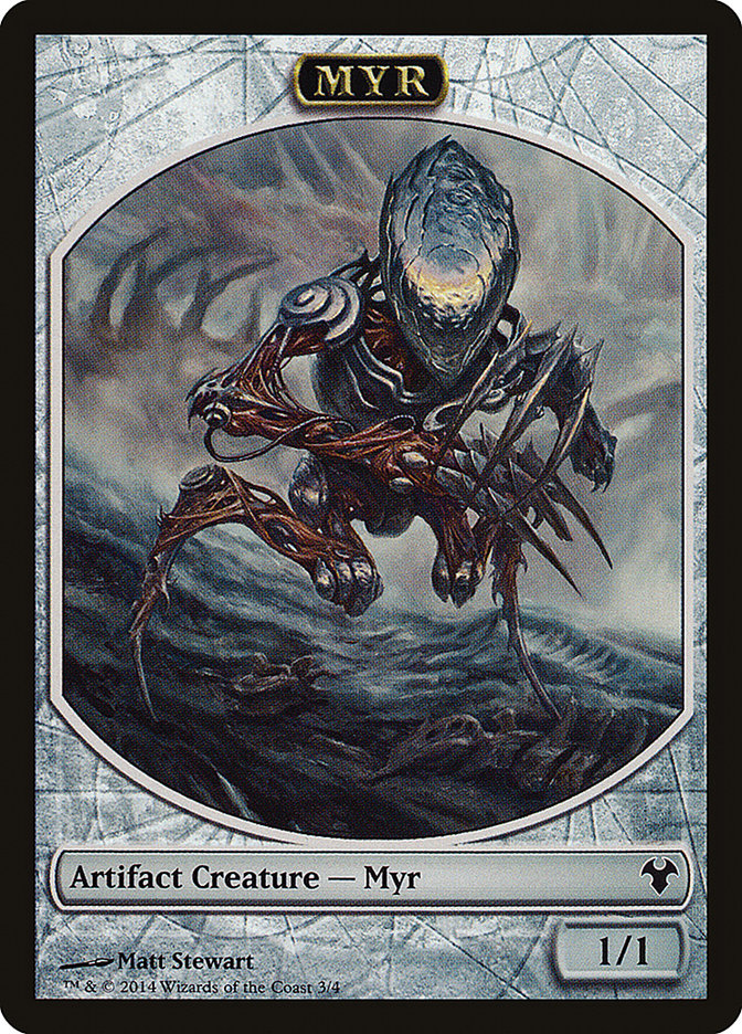 Mir // Espíritu Ficha de dos caras [Modern Event Deck 2014 Tokens]