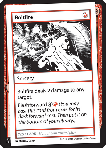 Éclair de foudre [Cartes de test d'édition - Mystery Booster 2]