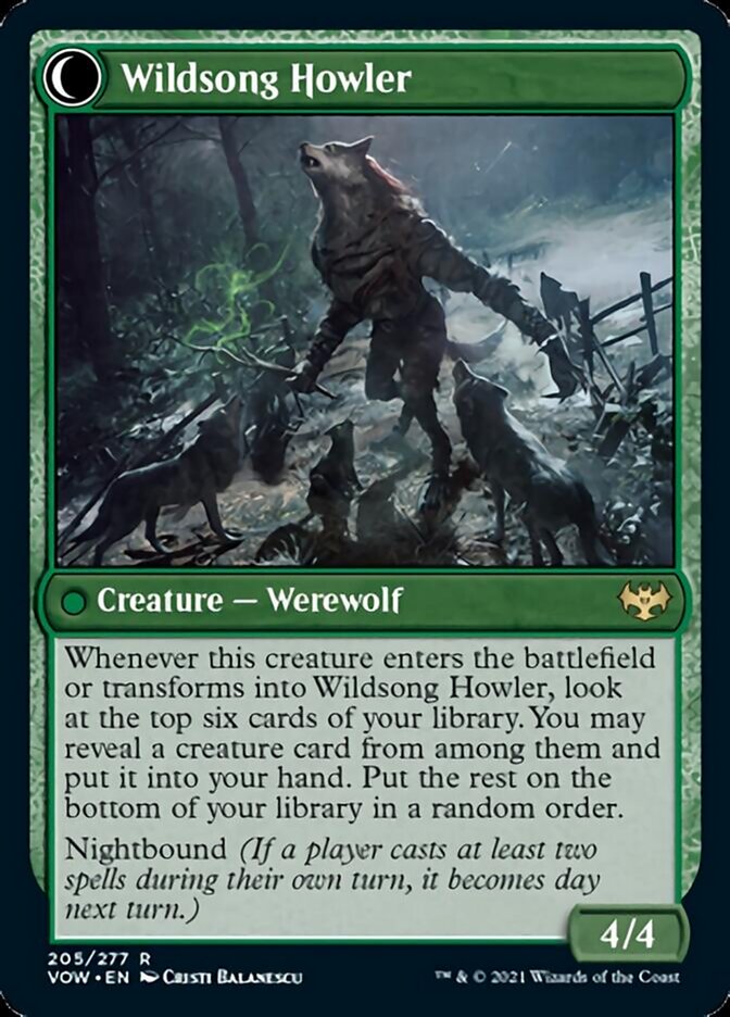 Meneuse de la meute hurlante // Hurleuse sauvage [Innistrad: Vœu de sang]