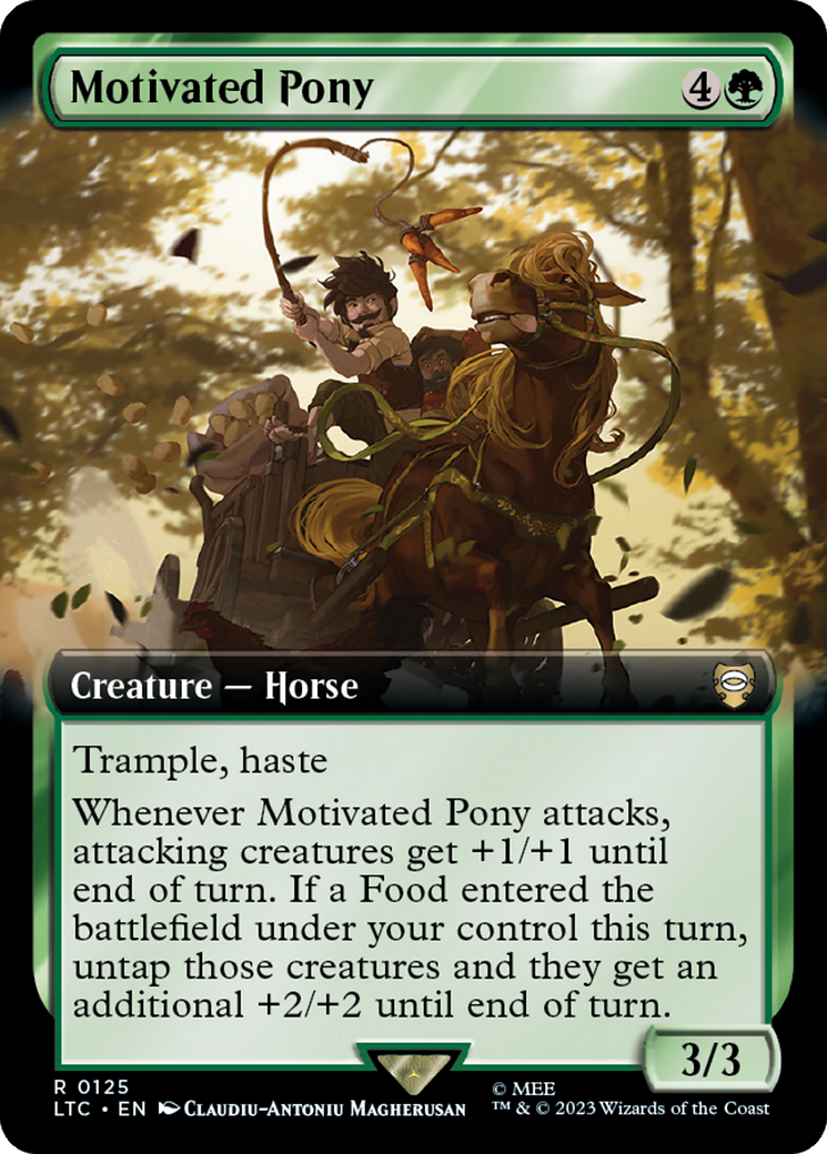 Poney motivé (Illustration étendue) [Le Seigneur des Anneaux : Histoires de la Terre du Milieu Commander]