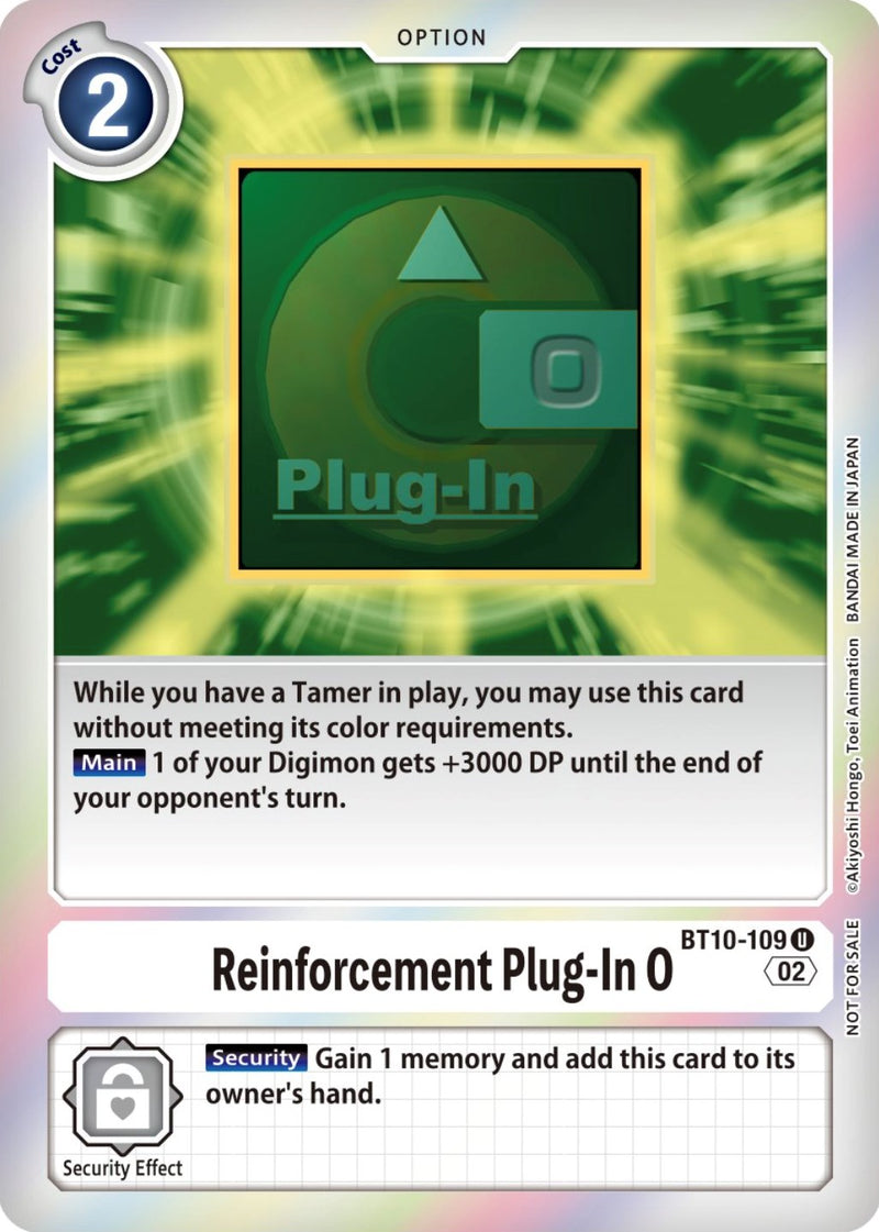 Enchufe de Refuerzo 0 [BT10-109] (Paquete de Evento 4) [Promociones de Xros Encounter]