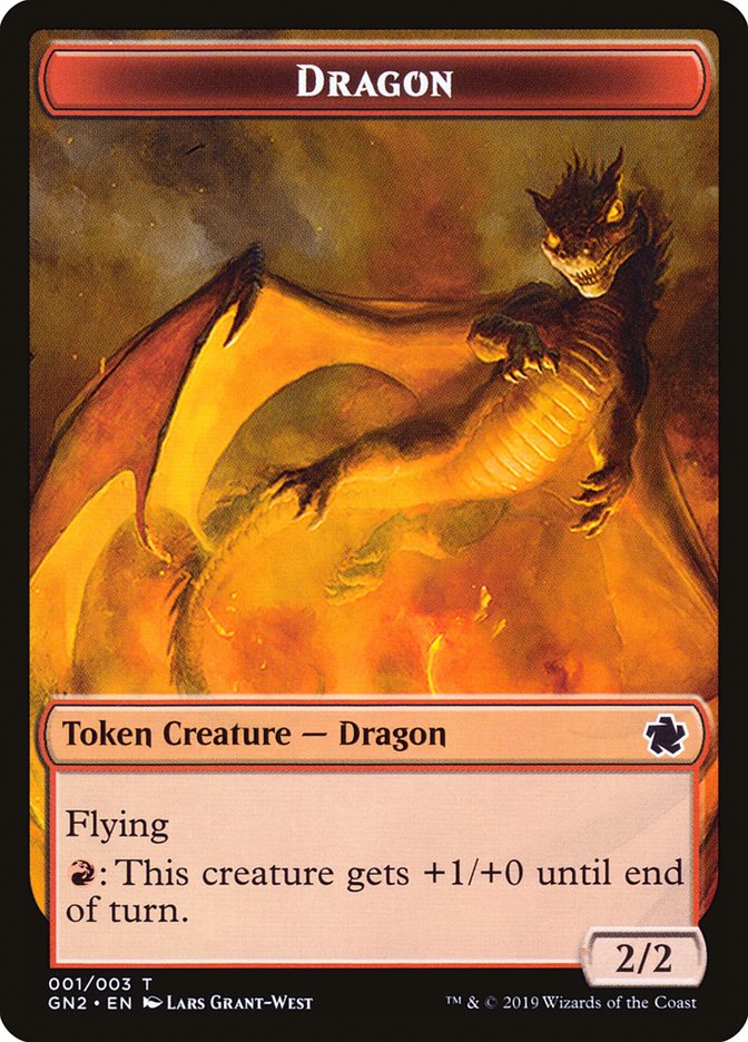 Jeton Dragon (001/003) [Jetons Soirée Jeux 2019]