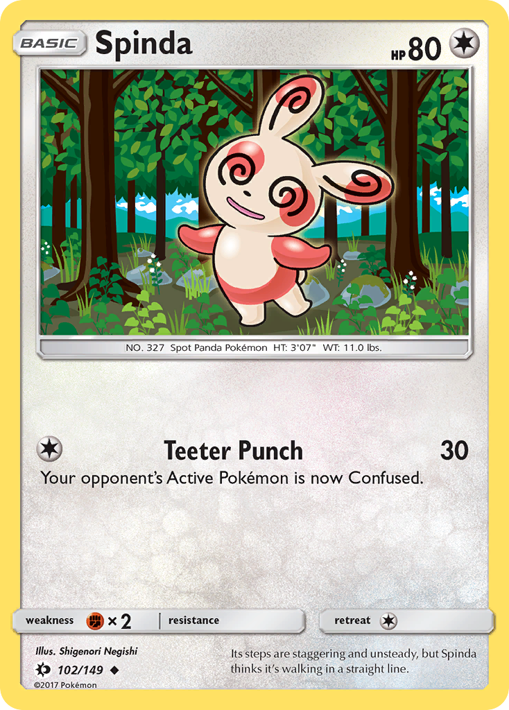 Spinda (102/149) [Soleil et Lune : Set de Base]