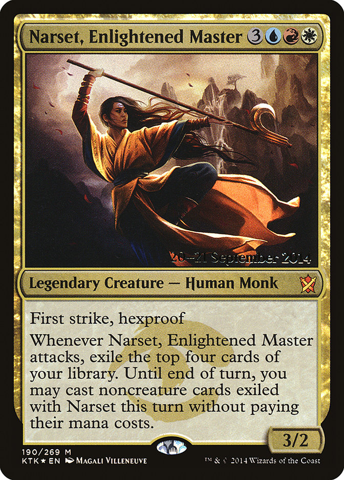 Narset, Maître éclairé [Khans de Tarkir Prerelease Promos]