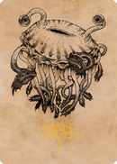 Gluntch, le donateur – Carte artistique (Signature estampillée or) [Commander Legends : Battle for Baldur's Gate Art Series]