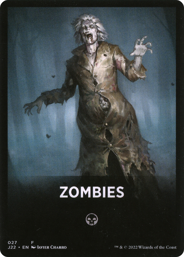 Carte à thème Zombies [Cartes de présentation Jumpstart 2022]