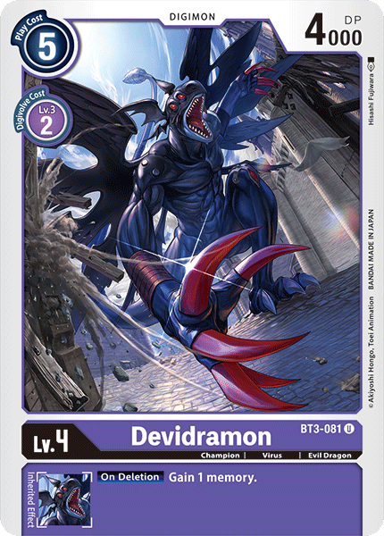 Devidramon [BT3-081] [Sobres de Refuerzo de Lanzamiento Ver.1.0]