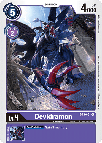 Devidramon [BT3-081] [Sobres de Refuerzo de Lanzamiento Ver.1.0]