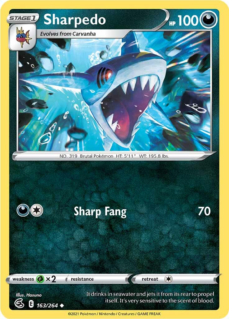 Sharpedo (163/264) [Épée et Bouclier : Poing de Fusion]