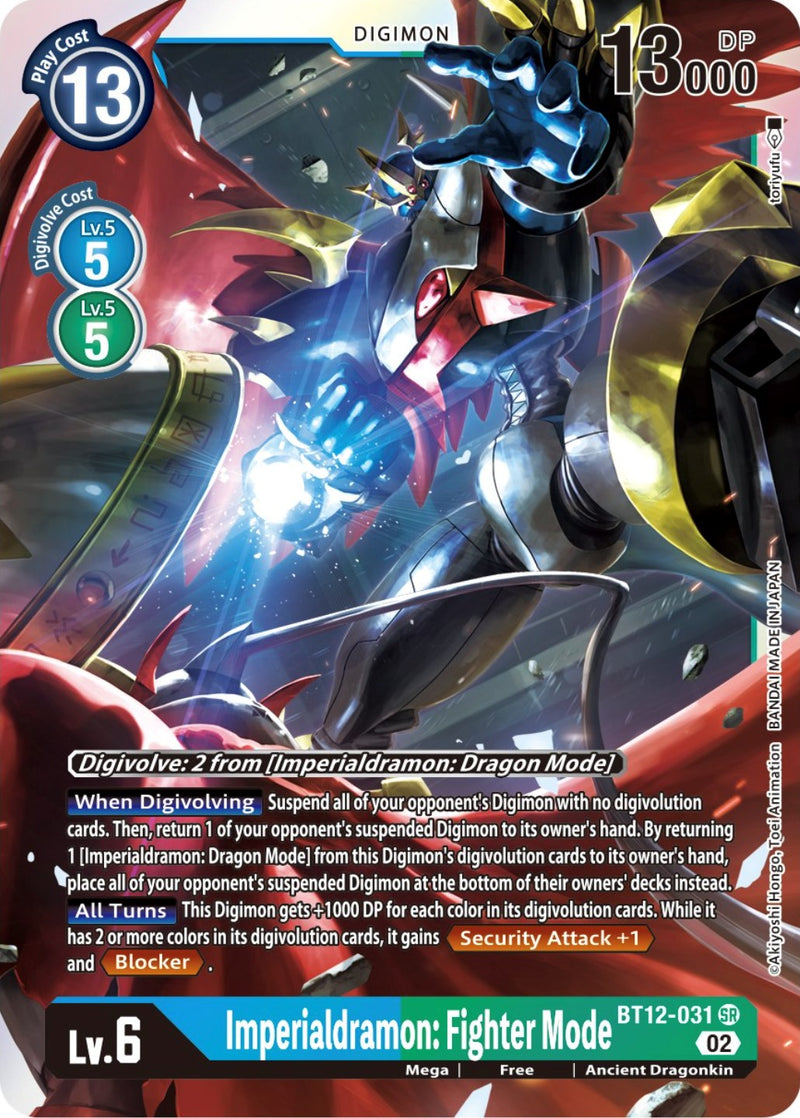Imperialdramon: Modo Guerrero [BT12-031] [A Través del Tiempo]