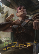 Minsc & Boo, compagnons intemporels Carte artistique (38) (Signature estampillée or) [Commander Legends : Battle for Baldur's Gate Art Series]