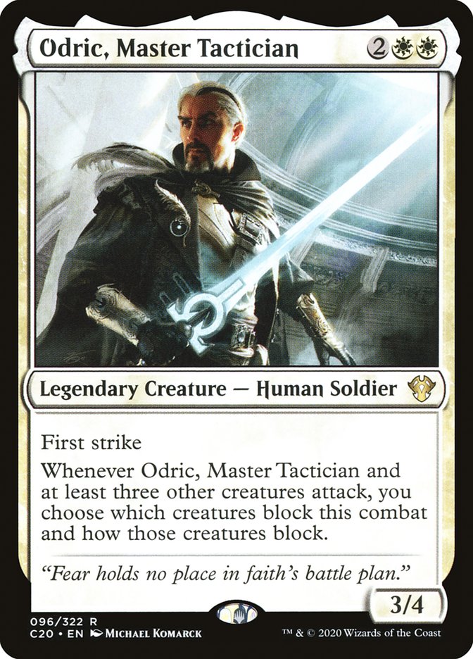 Odric, maître tacticien [Commander 2020]