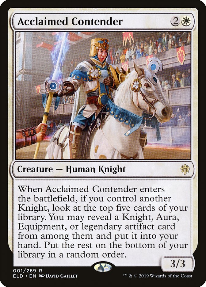 Contendiente aclamado [Trono de Eldraine]