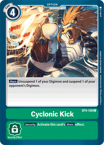 Coup de pied cyclonique [BT4-108] [Grande Légende]