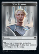 Emblema de Will Kenrith // Ficha de doble cara de copia [Commander Legends: Battle for Baldur's Gate Tokens]