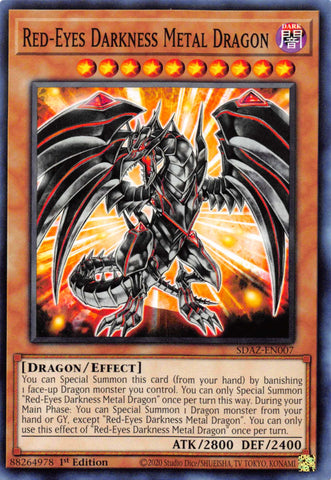 Dragón Metálico de Oscuridad de Ojos Rojos [SDAZ-ES007] Común