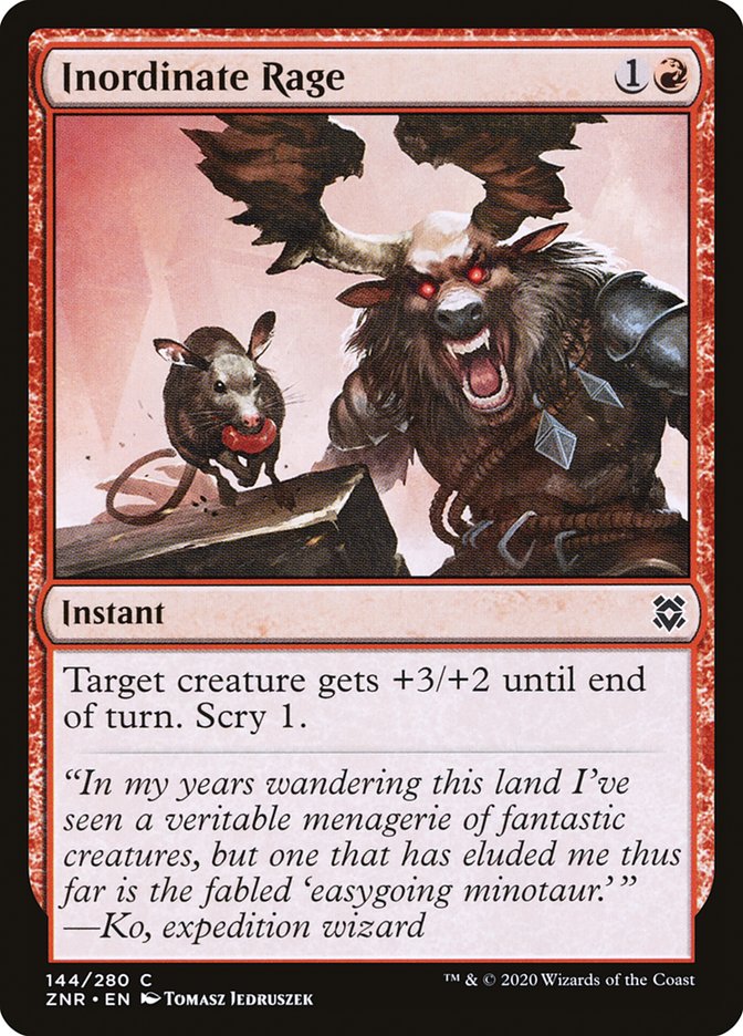Rage démesurée [Zendikar Rising]