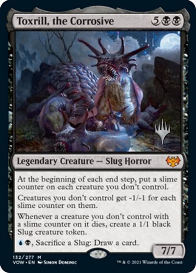 Toxrill, le Corrosif (Promo Pack) [Innistrad : Vœu écarlate promos]