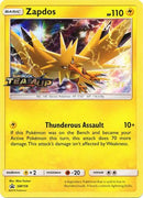 Zapdos (SM159) (Staff) [Sol y Luna: Promociones de Estrella Negra]