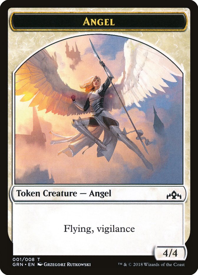 Jeton Ange [Jetons Guildes de Ravnica]